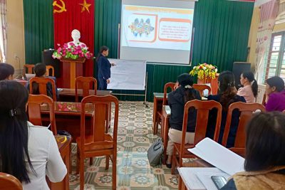 TRƯỜNG MẦM NON VĨNH HÀO TỔ CHỨC TẬP HUẤN